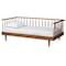 Baxton Studio Matilda Mid-Century Modern Ash Walnut Finished Wood Twin Size Daybed 236-12781-ZORO - alternate 1